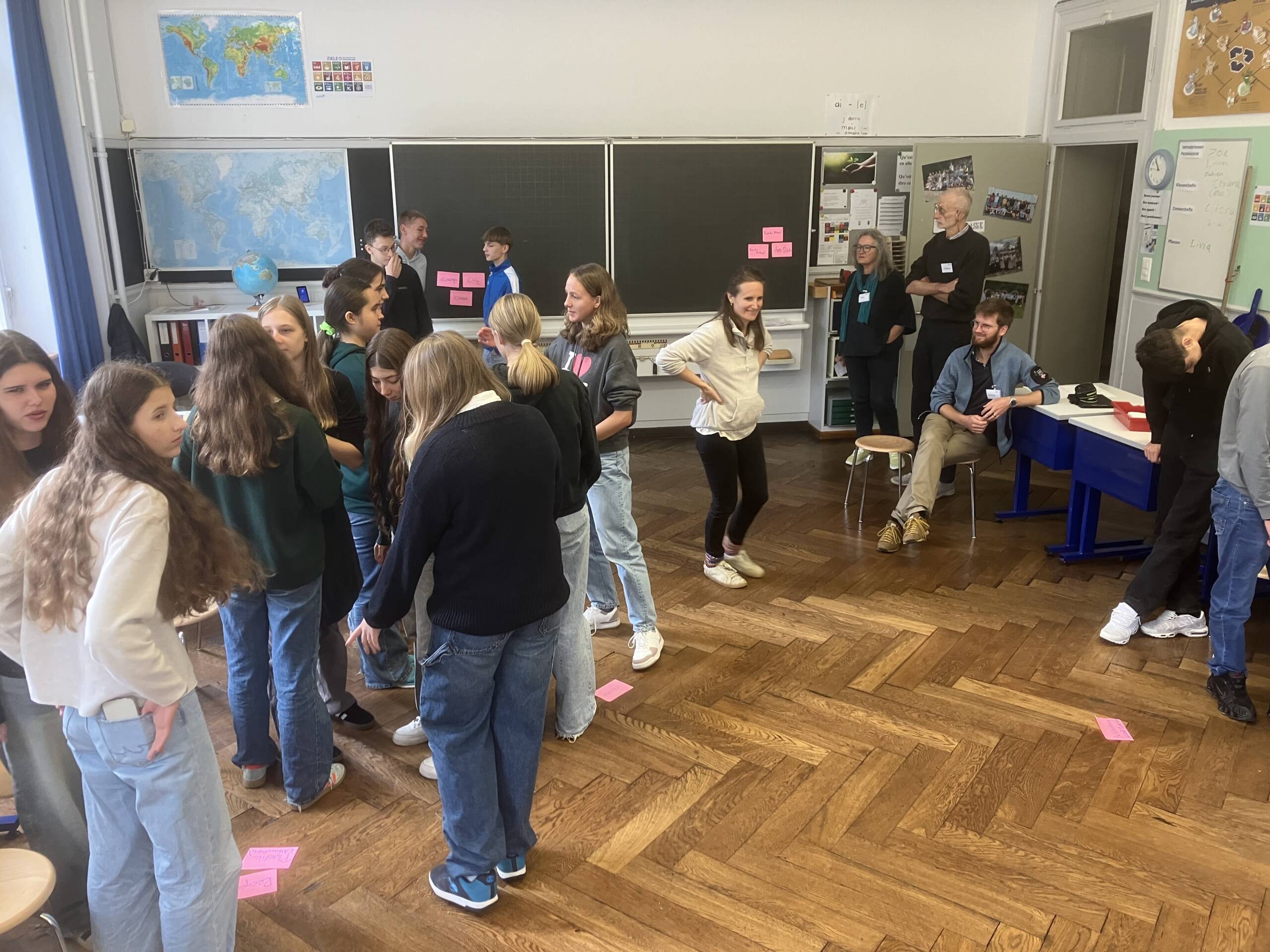 Wandelbar bei der Oberstufe Pestalozzi